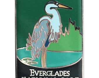 Everglades National Park Enamel Lapel Pin - Florida Hiking Gift Travel Souvenir