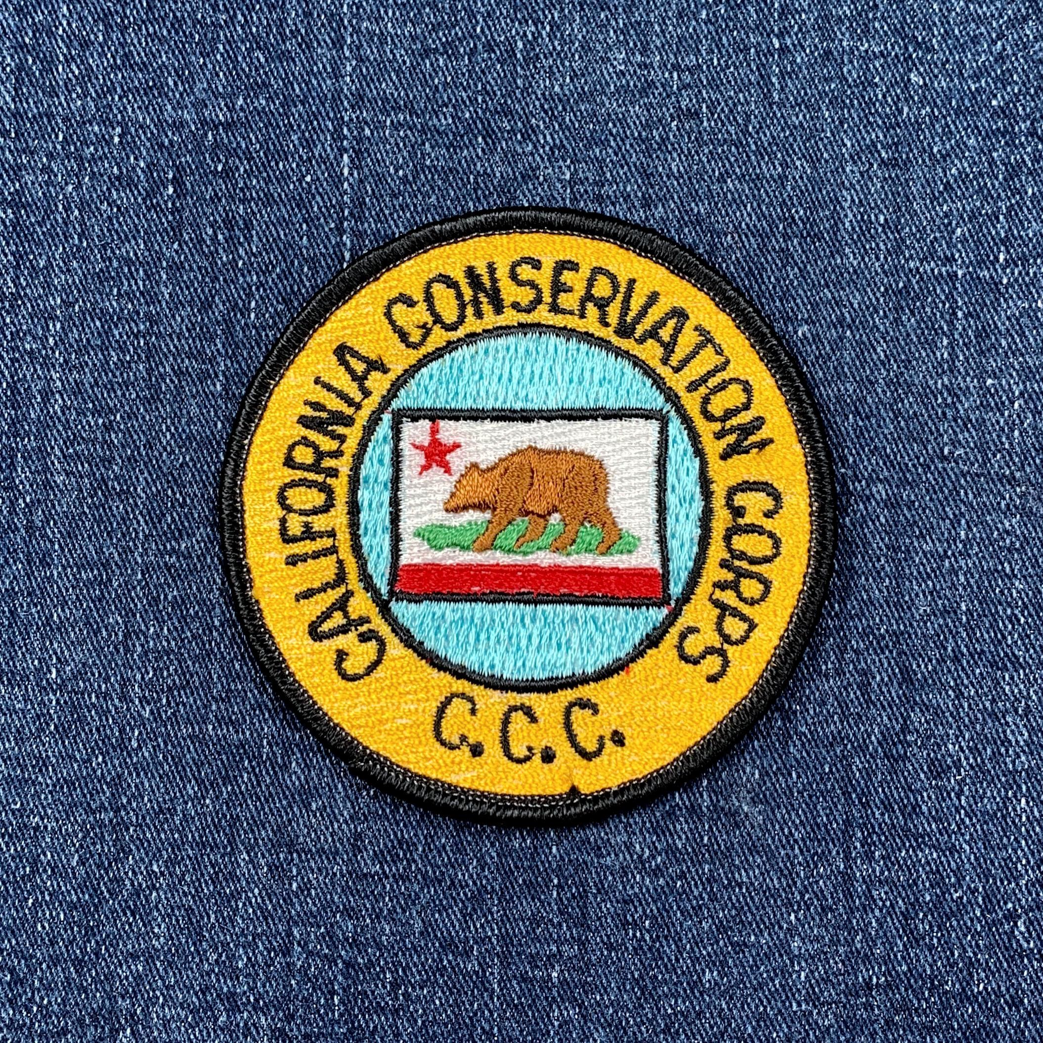 Vintage California Conservation Corps Patch - Embroidered CCC CA ...