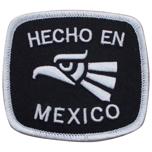 Parche Hecho en México - "Made in Mexico" Eagle Badge 3-1/8" (Iron on)