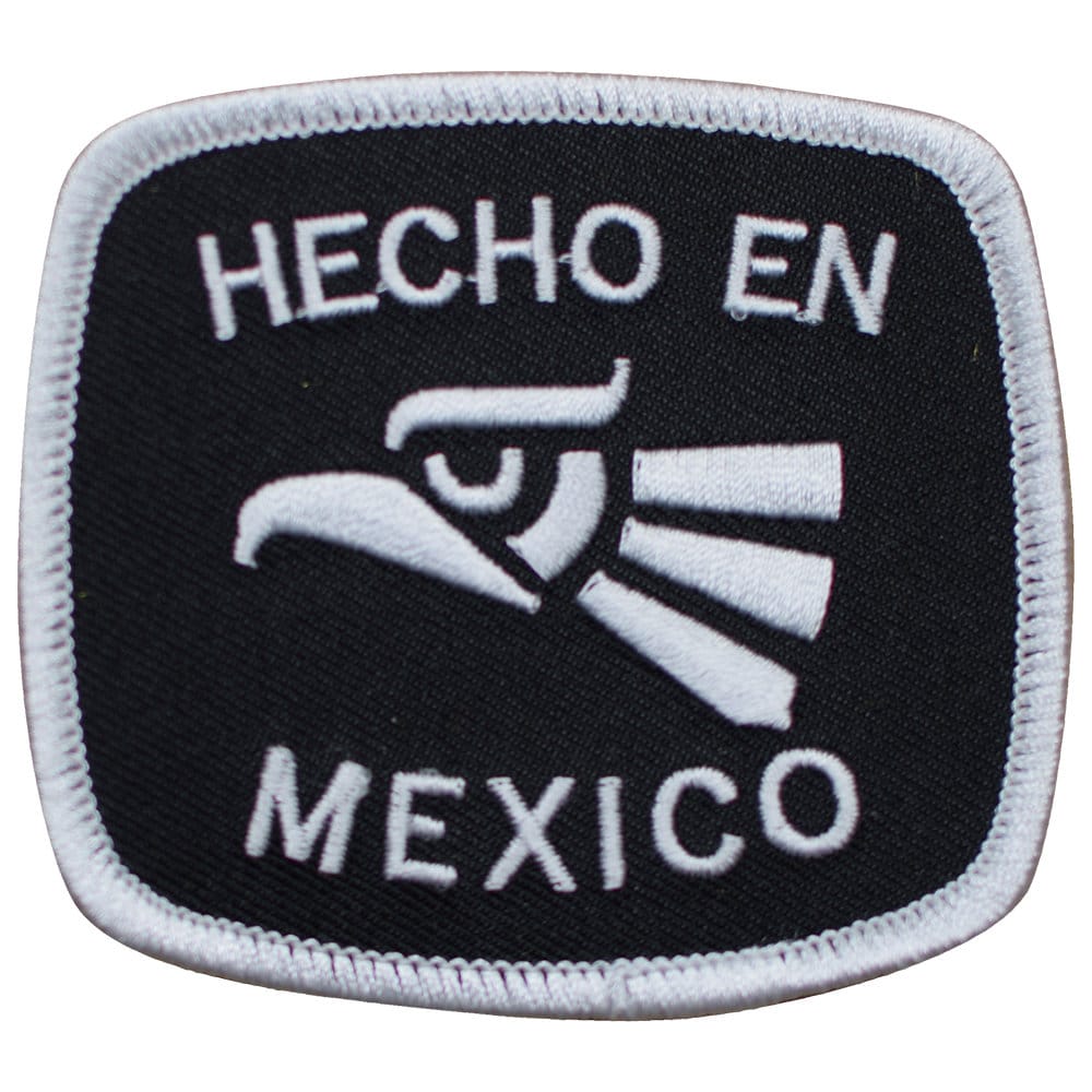 Mexico Flag Embroidered Patches IR Reflective Mexican Flags Tactical Army  Military Emblem Appliques 3D Rubber Embroidery Badges