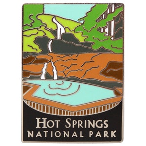 Hot Springs National Park Pin - Arkansas Souvenir, Official Traveler Series
