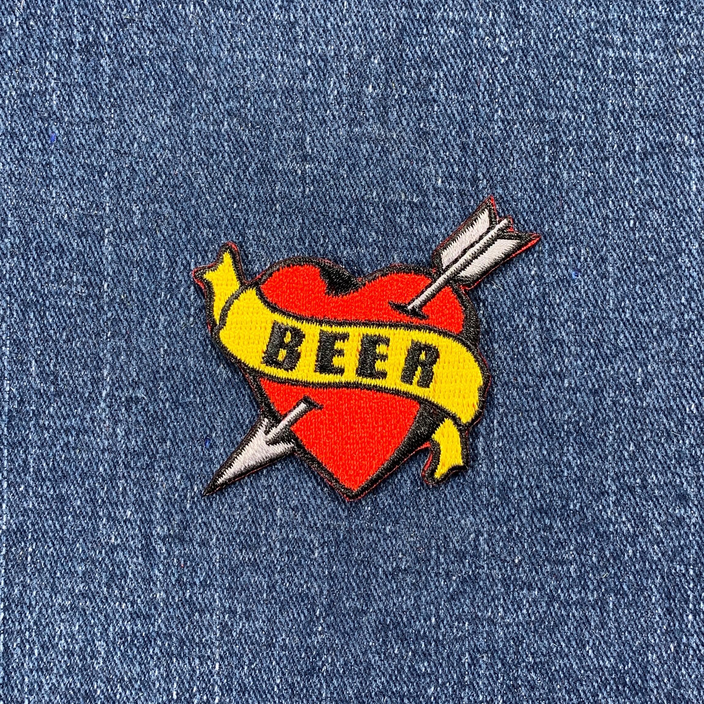 Patch Brodé Bière - À Repasser - Paddys Patches - Single