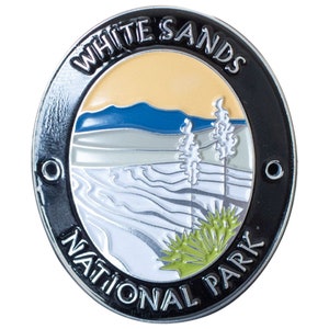White Sands National Park Walking Stick Medallion - New Mexico Hiking Collectors Badge