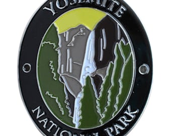 Yosemite National Park Walking Stick Medallion - California, Traveler Series