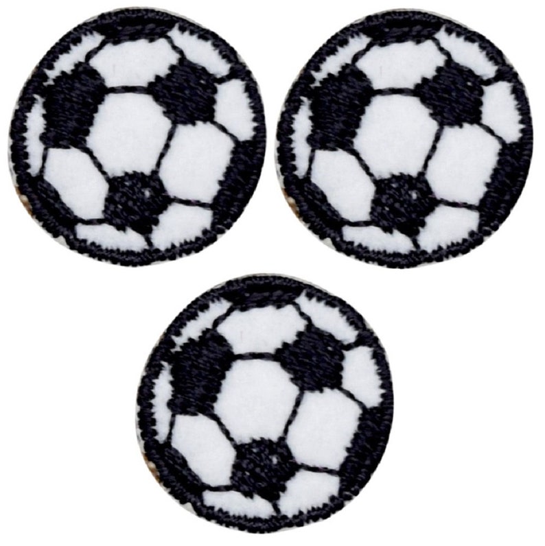 Mini Soccer Ball Applique Patch Sports Ball Badge 7/8 Etsy