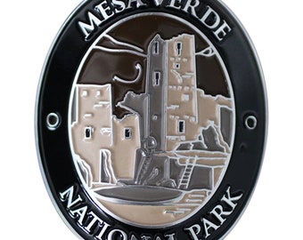 Mesa Verde National Park Walking Stick Medallion - Colorado Traveler Series