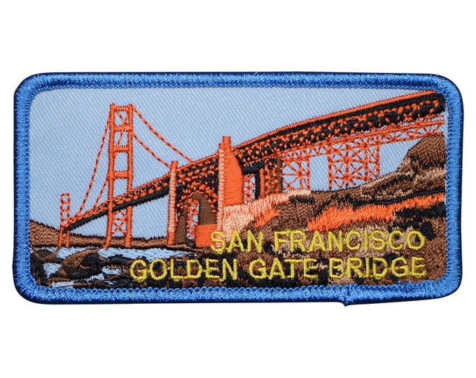 Parche del tranvía de San Francisco - Insignia bordada del Área de la Bahía, California, 7,6 cm (termoadhesiva) - México