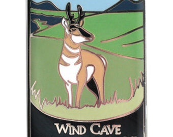 Wind Cave National Park Pin - South Dakota Souvenir, Official Traveler Series