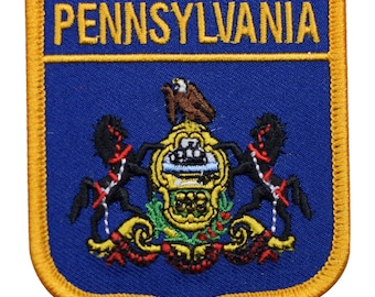 Pennsylvania Patch - Harrisburg, Pittsburgh, Philadelphia 2.75" (Iron on)