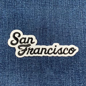 San Francisco Patch - Embroidered California Badge 4-5/8" (Iron On)