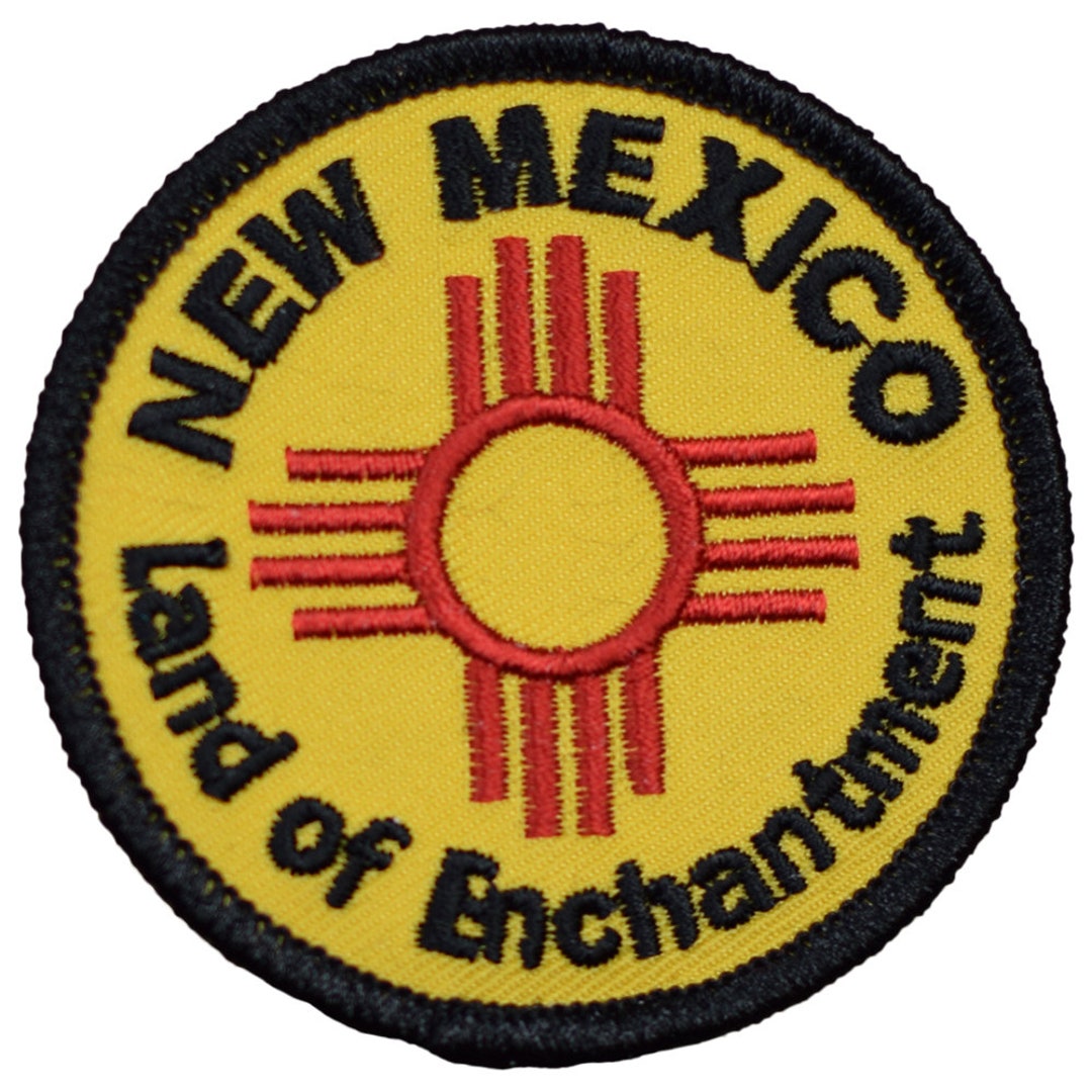 New Mexico Patch Land of Enchantment, NM Badge 2.5 iron On Etsy