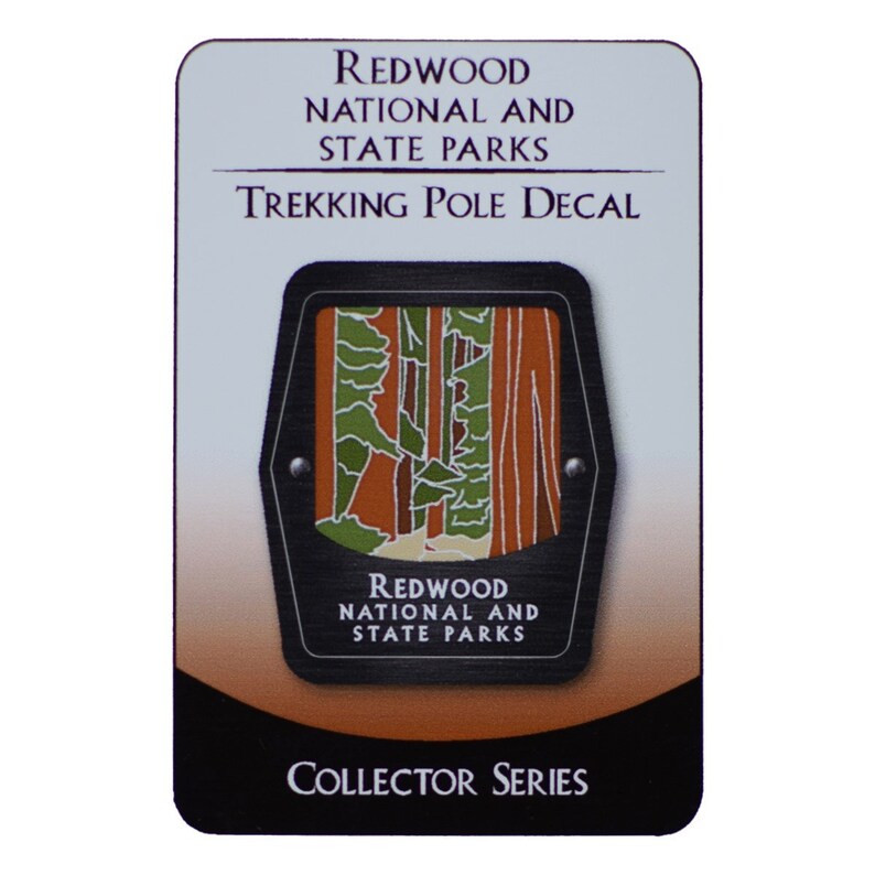 Redwood National and State Parks Trekking Pole Decal Giant Redwoods