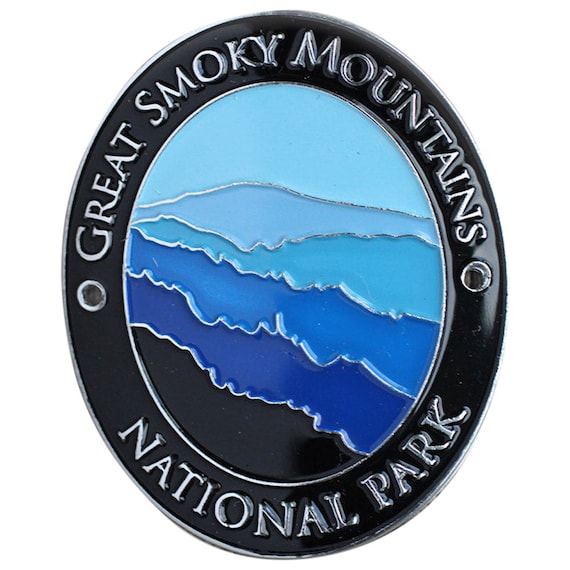 Great Smoky Mountains National Park Walking Stick Medallion - Tennessee Gift Badge
