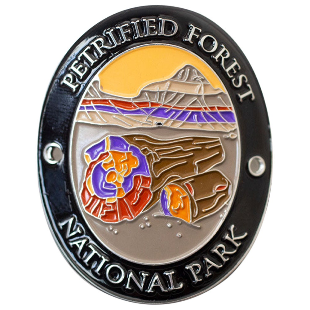 Petrified Forest National Park Walking Stick Medallion - Navajo Apache Arizona Hiking Collectors Badge