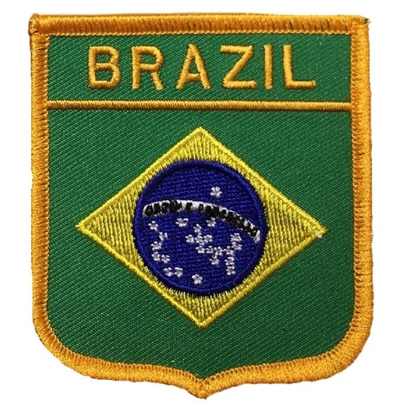 Brazil Patch República Federativa Do Brasil, São Paulo Badge 2.75 iron On -   Israel