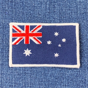 Australia Patch - Australian Flag Badge, Tasmania, Sydney, Perth 3.25&quot; (Iron on)