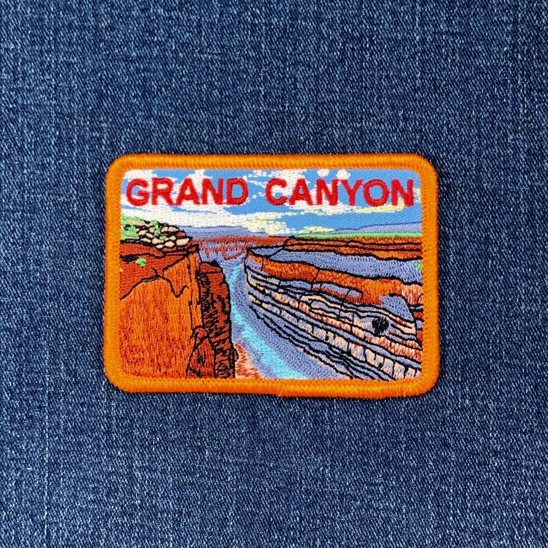Patch Termoadesivo Grand Canyon National Park - Aquila, Natura, Made In USA, Singolo - Foto 6