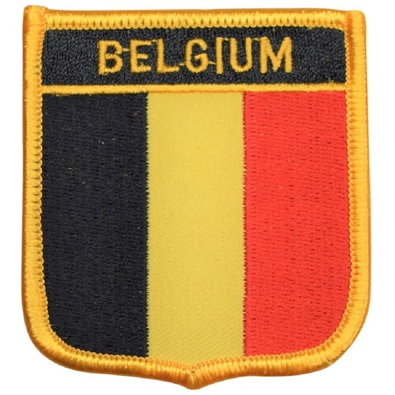 Brussels Belgium Flag Embroidered Patch Badge