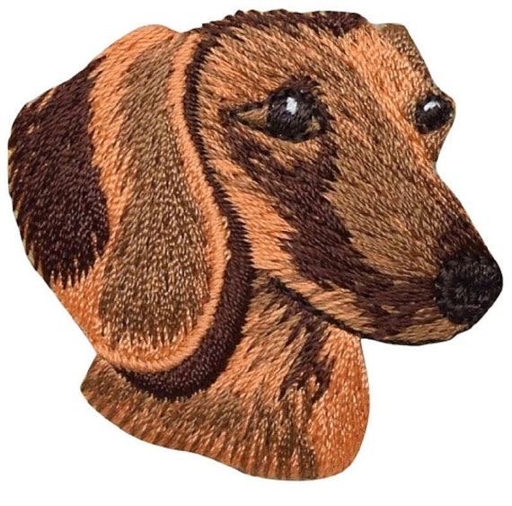 Dackel Applikation Patch Wiener Hund Welpen Abzeichen Etsy