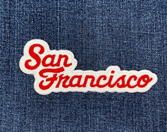 Parche del tranvía de San Francisco - Insignia bordada del Área de la Bahía, California, 7,6 cm (termoadhesiva) - México