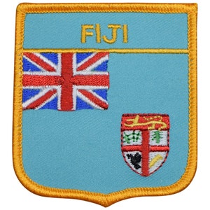 Fiji Patch - Melanesia, Oceana, Archipelago, Viti Levu, Suva 2.75&quot; (Iron on)