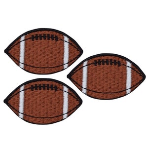 Football Embroidered Iron On Patch