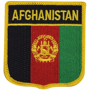 Afghanistan Patch - Kabul, Hindu Kush, Himalayas, Kakakoram 2.75&quot; (Iron on)