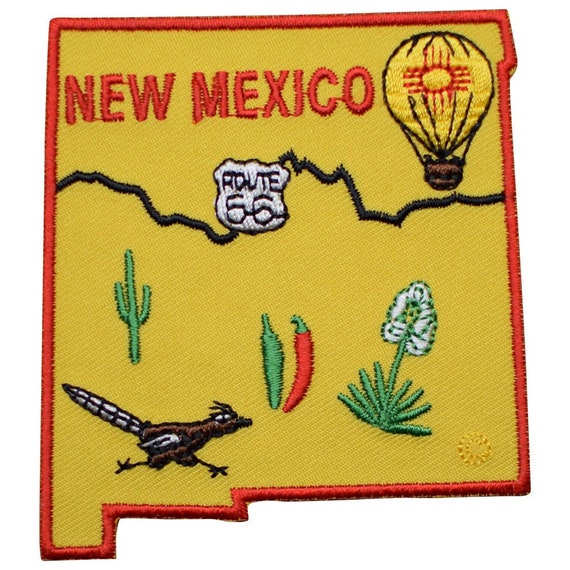 New Mexico Patch Albuquerque Santa Fe Route 66 Etsy