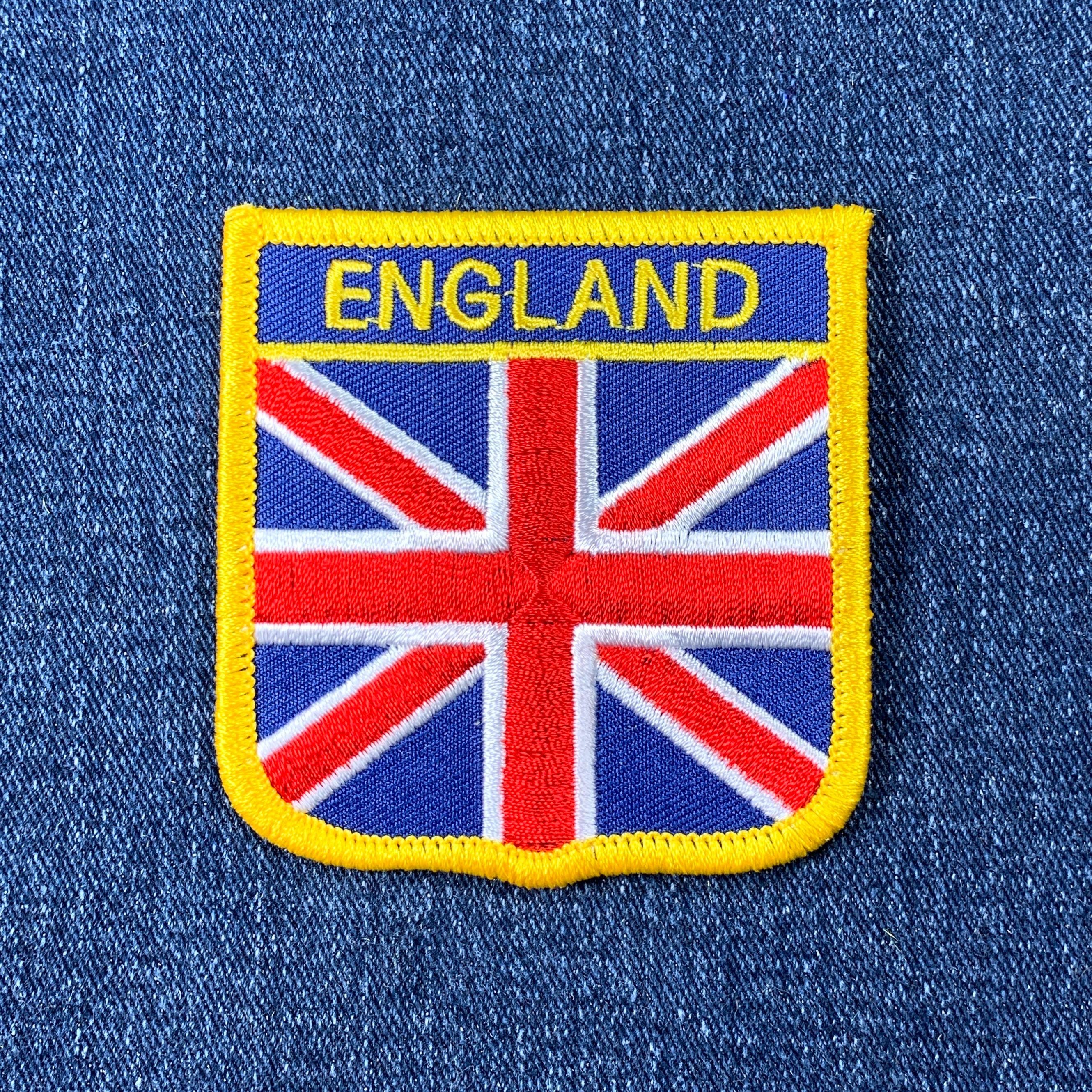 Toppe Termoadesive Union Jack – 3 Pezzi, Bandiera Inghilterra, Da Stirare O Cucire