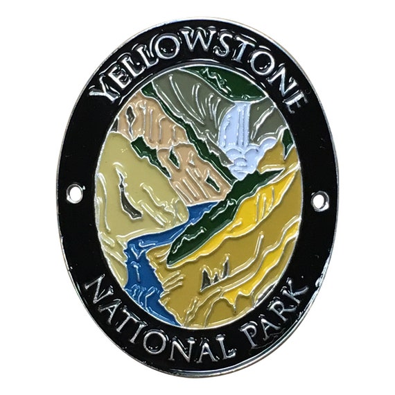 Yellowstone National Park Walking Stick Medallion Wyoming - Etsy UK