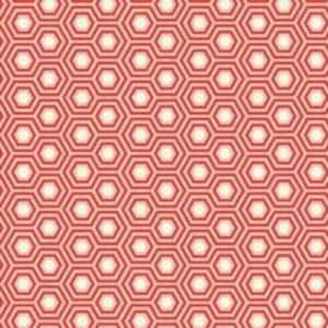 Tula Pink Tula&#39;s True Colors Hexy in Flamingo for Free Spirit Fabrics; 100% woven cotton quilting fabric