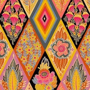 Socialite in Honig von Anna Maria Textiles Shooting Star für Northcott Fabrics; Quiltstoff aus 100% gewebter Baumwolle