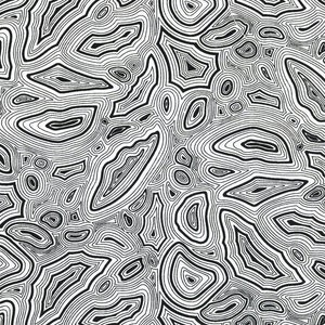 Tula Pink Mineral Linework in Paper Free Spirit Fabrics; 100% woven cotton quilting fabric
