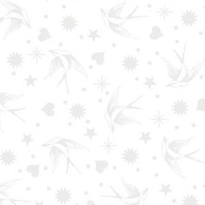 Tula Pink Linework Fairy Flakes in Paper; 100% woven cotton quilting fabric