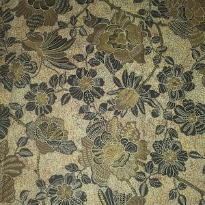Bali by Kathy Hall for Andover Fabrics light background and metallic; 100% woven cotton fabric &lt;3