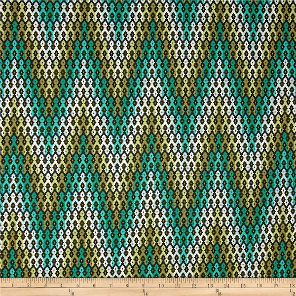 Tula Pink Chipper The Wanderer Mint; 1 FAT QUARTER (18"x21/22") 100% cotton woven quilting fabric