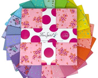 Tula Pink Full Moon Forest II Fabric Fat Quarter Bundle 40 piece for Free Spirit Fabrics: 100% Cotton Quilting Fabric