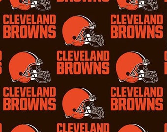 Cleveland Browns NFL Fabric Traditions; Quiltstoff aus 100% gewebter Baumwolle