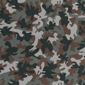 Tela militar del ejército de la mezcla del algodón del camuflaje del  camuflaje del bosque