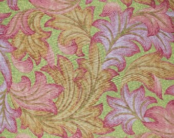 Lily Rose Acanthus Cotton Quilting Fabric by Carla Miller