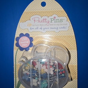 Pretty Pins by Lori Holt of Bee in my Bonnet 100 sewing straight pins