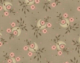 Kim Diehl Gratitude and Grace in Taupey Gray for Henry Glass Fabrics; 100% woven cotton quilting fabric