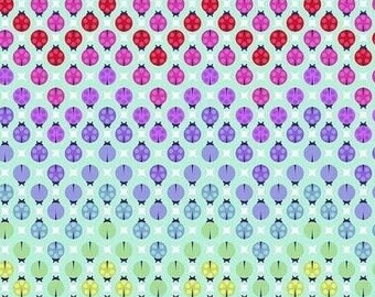 Tula Pink Painted Ladies in Glimmer Tiny Beasts for Free Spirit Fabrics; 100% woven cotton quilting fabric