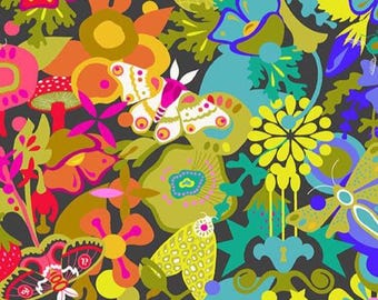 Art Theory in Night by Alison Glass Color Wheel for Andover Fabrics; 100% woven cotton quilting fabric