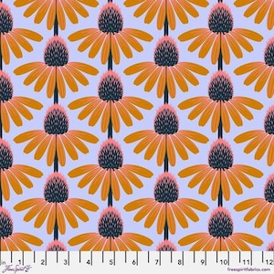 Echinacea in Morning Love Always, AM by Anna Maria Horner for Free Spirit Fabrics; 100% woven cotton lawn