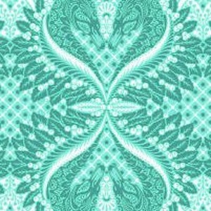 Tula Pink Pinkerville Gate Keeper in Frolic; 100% woven quilting cotton fabric