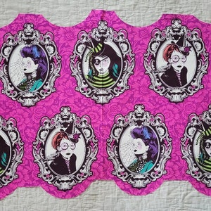 Tula Pink Coven in Oleander Nightshade for Free Spirit Fabrics; 100% woven cotton quilting fabric