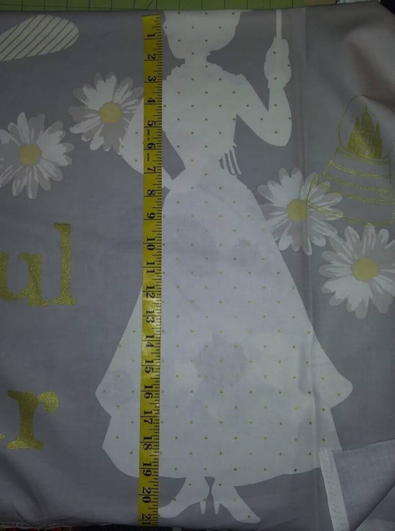 Mary Poppins Camelot Fabrics A Spoonful of Sugar Panel in Etsy