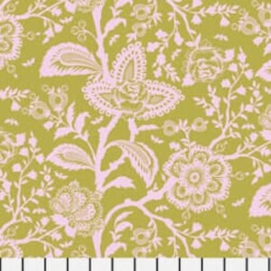 Tula Pink French Lace in Hazelnut Parisville Deja Vu for Free Spirit Fabrics; 100% woven cotton quilting fabric