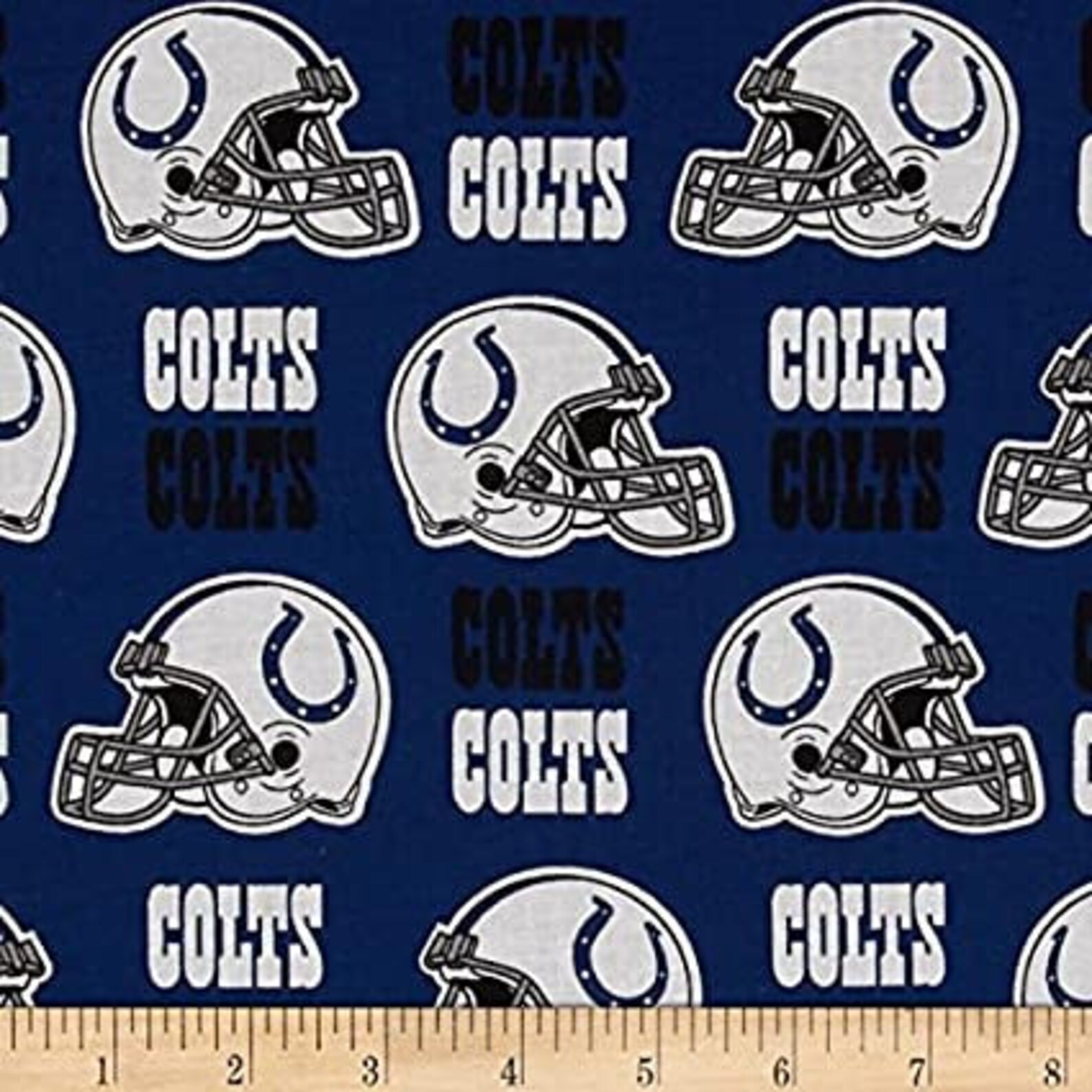 Indianapolis Colts NFL Fabric Traditions Football 100 Woven Etsy